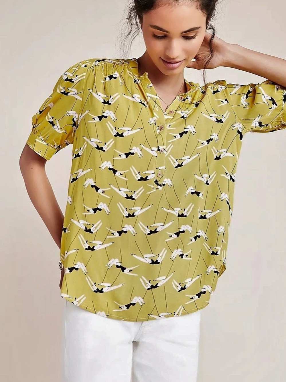 Anthropologie Emily Isabella Robina Blouse